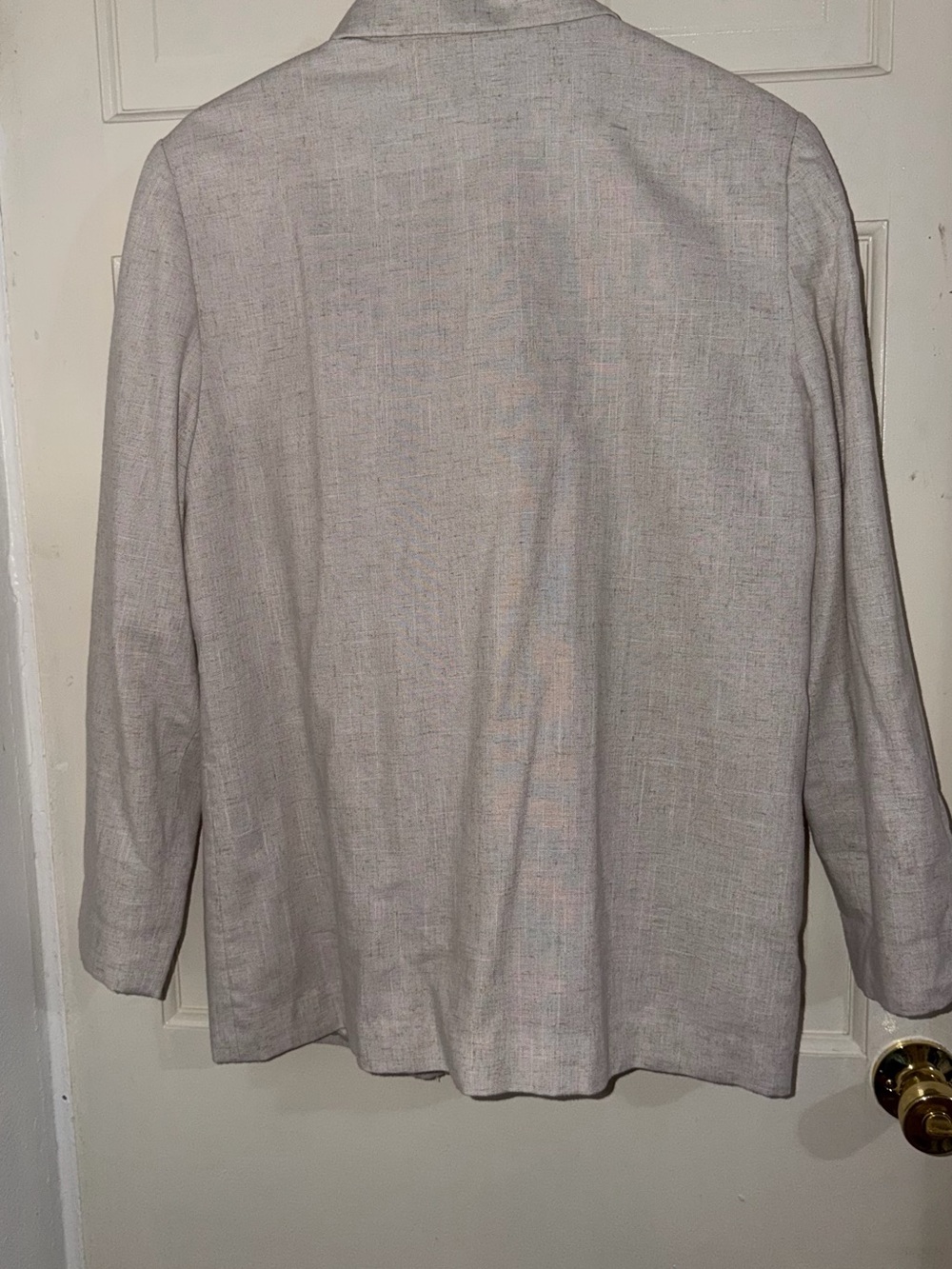 Dress Barn Light Gray Lightweight Shirt Jacket